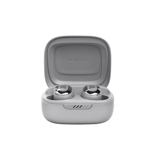 JBL Live Free 2 TWS - Silver - True wireless Noise Cancelling earbuds - Detailshot 1